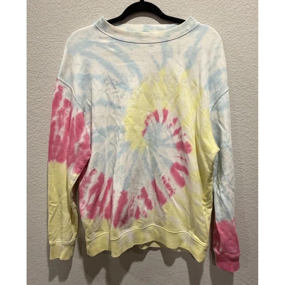 Kate Spade 100% Cotton Tie Dye Lightweight Crewneck  Sweatshirt Pullover Size XS